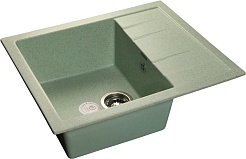 Granfest Мойка кухонная Quadro GF-Q650L Салатовый – фотография-1