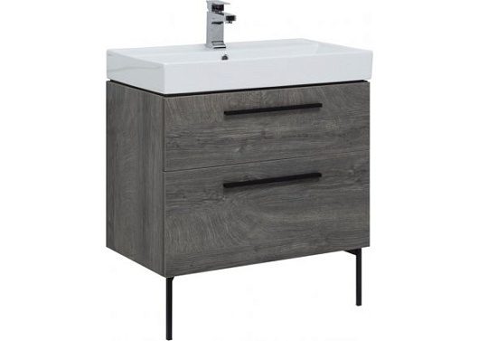 Aquanet Мебель для ванной Nova 75 дуб рошелье – картинка-9