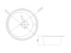 Zorg Кухонная мойка "GraniT" GZR-510 LAGO песочный – фотография-2