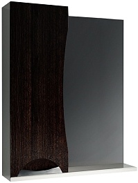 Какса-а Зеркальный шкаф "Каприз 65" L венге – фотография-1