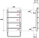 Point Полотенцесушитель электрический П4 400x600 PN08846 хром – картинка-6