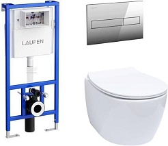 Allen Brau Унитаз с инсталляцией Fantasy 4.11004.20/8.9466.0.000.000.1 белый глянец – фотография-1