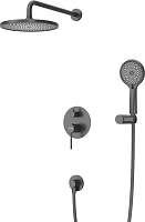 Cezares Душевая система RELAX-DSET-NOP черный матовый