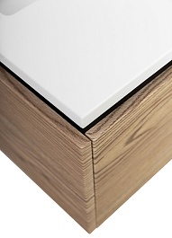 Cezares Тумба с раковиной Slider 100 подвесная дуб тангент – фотография-7