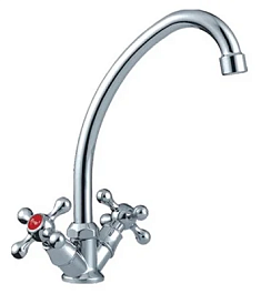 Frap Смеситель для кухни H08 F4008 хром – фотография-1