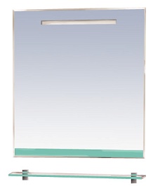 Misty Зеркало для ванной Джулия 65 салатовое – фотография-1