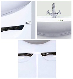 Misty Тумба с раковиной Ева 50 – фотография-4