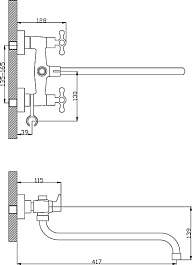 Rossinka Смеситель универсальный "G02-84" – фотография-2