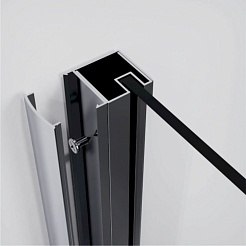 Esbano Душевой уголок Surf 90x90 ESS-90PR-C профиль хром стекло прозрачное – фотография-6