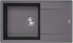 Florentina Мойка кухонная Тоскана 860 черная – фотография-1