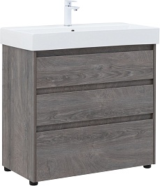 Aquanet Тумба под раковину Nova Lite 85 дуб рошелье – фотография-1