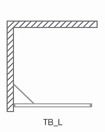 Roltechnik Душевая стенка "TBL 800" brillant – фотография-8