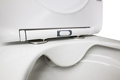 Azario Унитаз-компакт Flin AZ-1363C безободковый с бачком с сиденьем микролифт белый – фотография-13