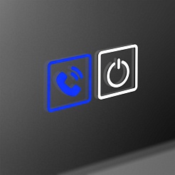 BelBagno Зеркало SPC-RNG-800-LED-TCH-PHONE – фотография-4