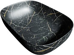 Teymi Раковина накладная Solli 60 Artceramic T50399 черный мрамор – фотография-4