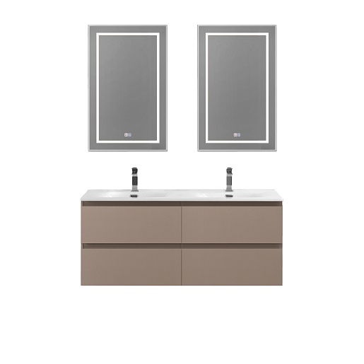 BelBagno Тумба под раковину Kraft 120-2 подвесная Бежевый матовый – фотография-6