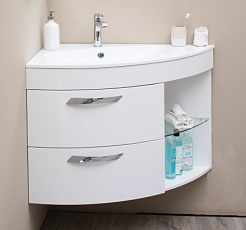 De Aqua Тумба с раковиной Трио Люкс 90 L – фотография-1