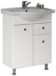 Акватон Тумба с раковиной "Лиана 60 М" с б/к – фотография-1