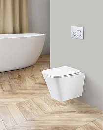 BelBagno Чаша унитаза подвесного Ardente-R BB520CHR без сиденья – фотография-4