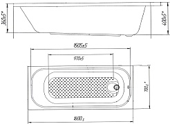 Poseidon Акриловая ванна Nika 160x70 – фотография-3