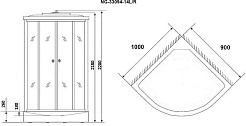 Niagara Душевая кабина Classic NG-33094-14L – фотография-3