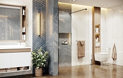 Ambassador Душевая перегородка Walk-in 15031111 – фотография-4