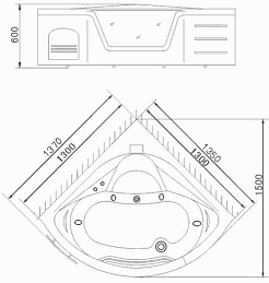 Appollo Акриловая ванна АТ-0920 – фотография-3
