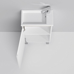 Am.Pm Тумба с раковиной X-Joy 45 белый глянец, напольная – фотография-3
