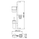 WasserKRAFT Комбинированная настенная стойка "K-1438" – картинка-6