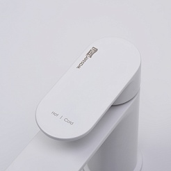 WasserKRAFT Смеситель для раковины чаши Mindel 8503 белый – фотография-10