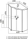 Mixline Тумба с раковиной Корнер 63.5 угловая белая – фотография-21