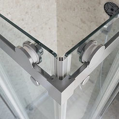 BelBagno Душевой уголок Marino MARINO-2-A-2-90-C-CR 90x90 профиль хром стекло прозрачное – фотография-9