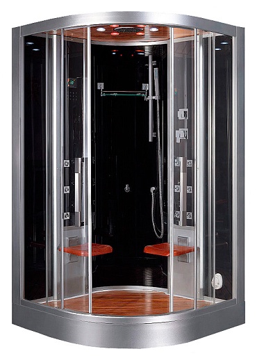 Eago Душевая кабина DZ962 F8 черное стекло – фото-1