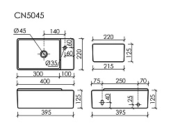 Ceramicanova Раковина Element 39/22 R CN5045MB чёрная матовая – фотография-6