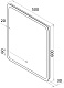 Ceruttispa Зеркало Мадера 50x60 с подогревом – фотография-16