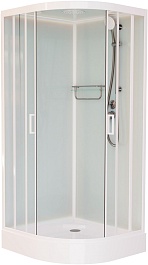 Frank Душевая кабина F409 white с крышей – фотография-1