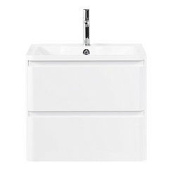 BelBagno Тумба под раковину Albano 70 подвесная Bianco Lucido – фотография-2