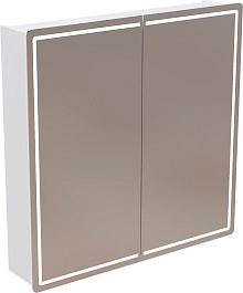 Mixline Зеркальный шкаф Вектор 80 белый – фотография-3