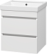 Misty Мебель для ванной Енисей 50 2 ящика подвесная белая – картинка-17