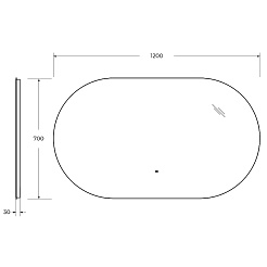 Cezares Зеркало Vague 120 – фотография-9