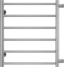Terminus Полотенцесушитель водяной Аврора П6 500x600 БП500 хром – фотография-1