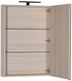 Aquanet Зеркальный шкаф "Алвита 60" ясень коимбро – фотография-2