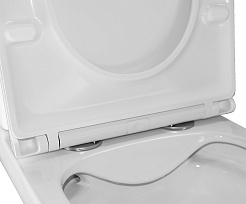 Azario Унитаз-компакт Varo AZ-2171 безободковый с бачком с сиденьем микролифт белый – фотография-13