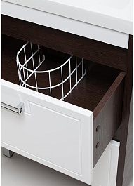 Runo Мебель для ванной Гранада 60 белый/венге – фотография-9