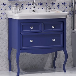 Opadiris Мебель для ванной Валери 85 сапфир – фотография-3