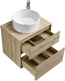 Акватон Тумба под раковину Либерти 60 дуб эльвезия – фотография-15