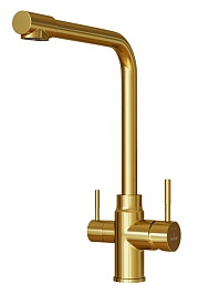 Mixline Смеситель для кухни 35k MLSS-0320G золото – фотография-3