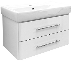 Mixline Тумба под раковину Ницца 80 белая – фотография-1