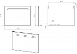 Misty Зеркало с подсветкой Натали 105 – фотография-2