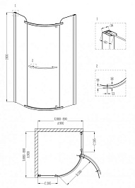 Grossman  Душевой уголок Style GR-7090 – фотография-5